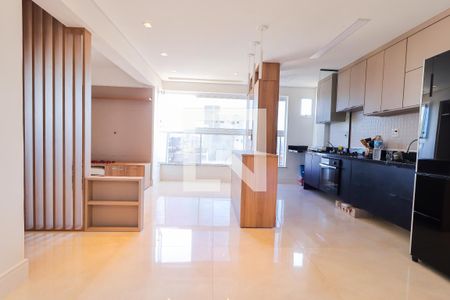 Sala - cozinha  de apartamento para alugar com 1 quarto, 57m² em Jardim Paulista, Ribeirão Preto