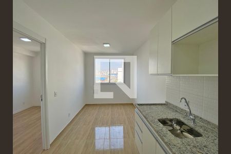Sala/cozinha/serviço de apartamento para alugar com 1 quarto, 34m² em Brás, São Paulo