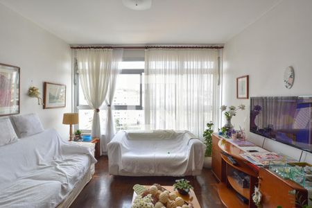 Sala de apartamento à venda com 2 quartos, 127m² em Jardim Glória, São Paulo