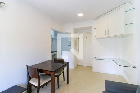 Sala de apartamento para alugar com 1 quarto, 45m² em Brooklin Paulista, São Paulo