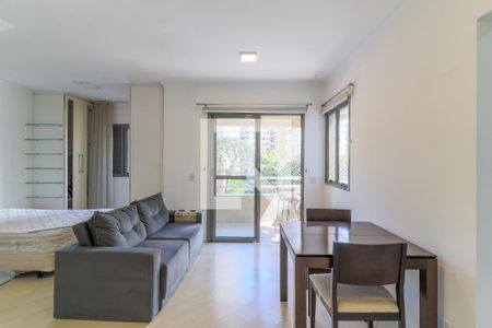 Sala de apartamento para alugar com 1 quarto, 45m² em Brooklin Paulista, São Paulo