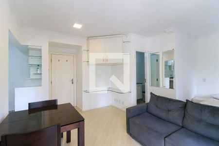 Sala de apartamento para alugar com 1 quarto, 45m² em Brooklin Paulista, São Paulo