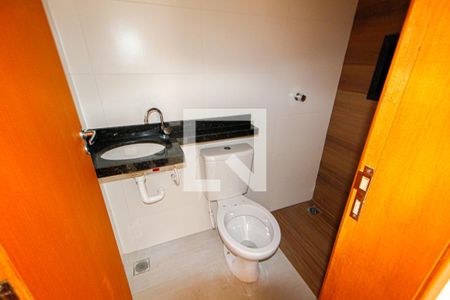 Banheiro da Suíte de apartamento à venda com 3 quartos, 64m² em Paraíso, Santo André