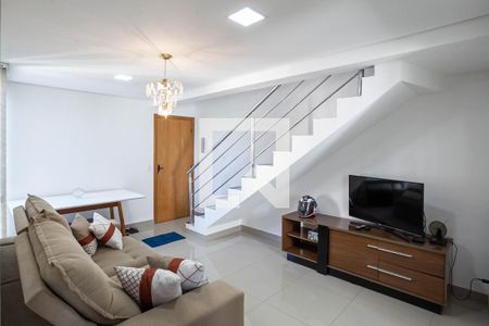 Sala de apartamento à venda com 2 quartos, 95m² em Santa Branca, Belo Horizonte