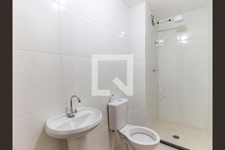 Banheiro de apartamento para alugar com 1 quarto, 24m² em Belenzinho, São Paulo