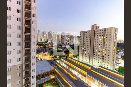 Sala/Cozinha - Vista de apartamento para alugar com 1 quarto, 24m² em Belenzinho, São Paulo