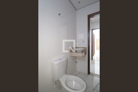 Banheiro do Quarto 1 - Suíte de apartamento à venda com 2 quartos, 116m² em Campestre, Santo André