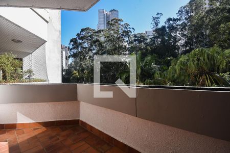 Varanda de apartamento à venda com 4 quartos, 217m² em Morumbi, São Paulo