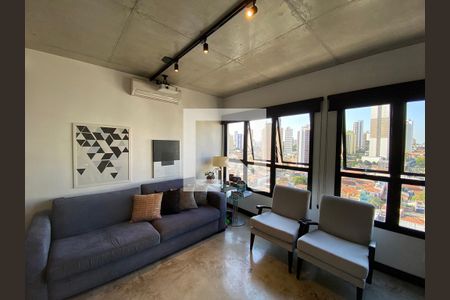 Sala de apartamento para alugar com 2 quartos, 69m² em Vila Regente Feijó, São Paulo