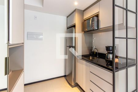 Studio - Cozinha de kitnet/studio para alugar com 1 quarto, 23m² em Consolação, São Paulo