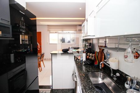 Cozinha de apartamento à venda com 2 quartos, 56m² em Santo Antônio, Belo Horizonte