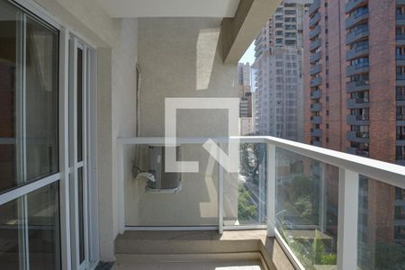 Varanda da sala de kitnet/studio para alugar com 1 quarto, 35m² em Vila Mariana, São Paulo