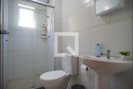 Banheiro de apartamento à venda com 2 quartos, 55m² em Rondônia, Novo Hamburgo