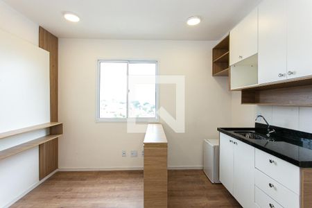 Sala e Cozinha de apartamento à venda com 1 quarto, 27m² em Vila Esperança, São Paulo