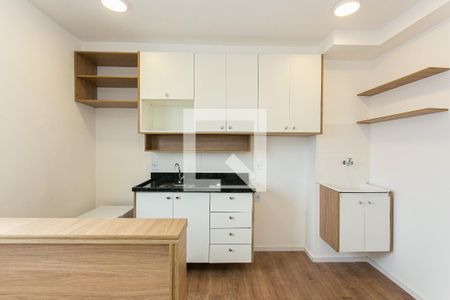 Cozinha e Área de Serviço de apartamento à venda com 1 quarto, 27m² em Vila Esperança, São Paulo