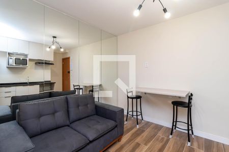 Sala/Cozinha de apartamento para alugar com 1 quarto, 32m² em Santana, São Paulo