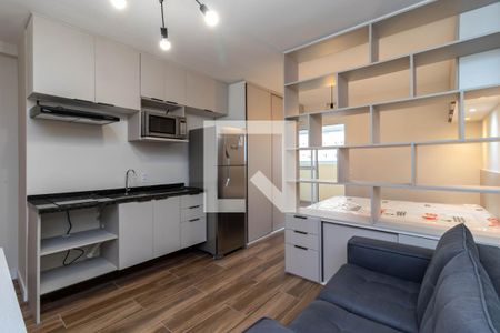 Sala/Cozinha de apartamento para alugar com 1 quarto, 32m² em Santana, São Paulo