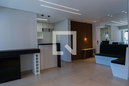 Sala de apartamento à venda com 2 quartos, 74m² em Jardim, Santo André