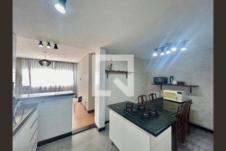 cozinha de apartamento à venda com 3 quartos, 90m² em Gutierrez, Belo Horizonte