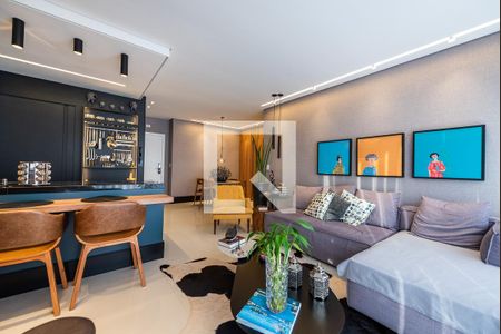 Sala de apartamento para alugar com 1 quarto, 66m² em Aparecida, Santos