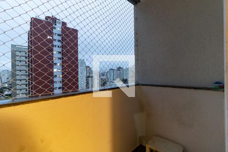 Varanda da Sala de apartamento à venda com 2 quartos, 60m² em Vila Gumercindo, São Paulo