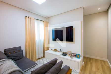 Sala de apartamento à venda com 2 quartos, 60m² em Vila Homero Thon, Santo André