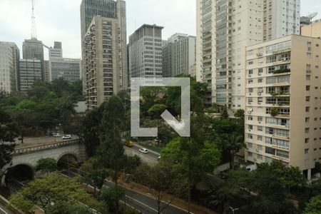 Vista da Sala de apartamento para alugar com 3 quartos, 166m² em Jardim Paulista, São Paulo