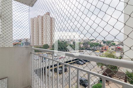 Varanda de apartamento à venda com 2 quartos, 50m² em Vila Alzira, Santo André