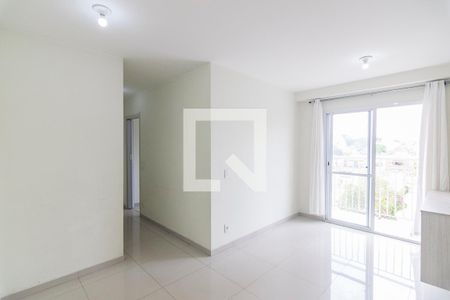 Sala de apartamento à venda com 2 quartos, 50m² em Vila Alzira, Santo André