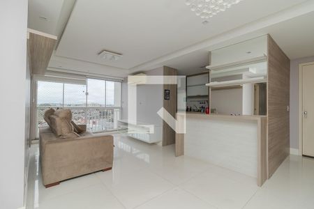 Sala de apartamento à venda com 3 quartos, 82m² em Jardim Lindóia, Porto Alegre