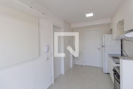 Sala e Cozinha Integrada  de apartamento para alugar com 1 quarto, 29m² em Vila Ré, São Paulo