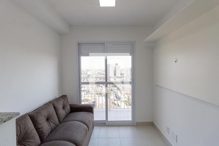 Sala e Cozinha Integrada  de apartamento para alugar com 1 quarto, 29m² em Vila Ré, São Paulo