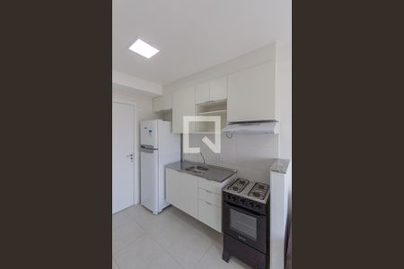 Sala e Cozinha Integrada  de apartamento para alugar com 1 quarto, 29m² em Vila Ré, São Paulo