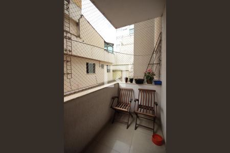 Varanda da Sala de apartamento à venda com 3 quartos, 100m² em Castelo, Belo Horizonte