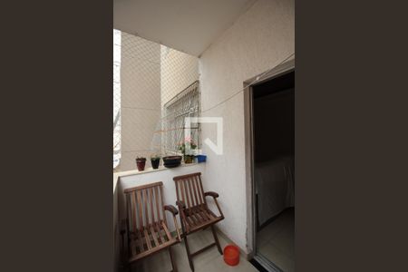 Varanda da Sala de apartamento à venda com 3 quartos, 100m² em Castelo, Belo Horizonte