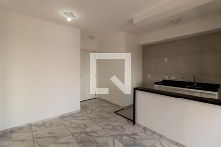 Sala/Cozinha de apartamento para alugar com 2 quartos, 52m² em Brás, São Paulo