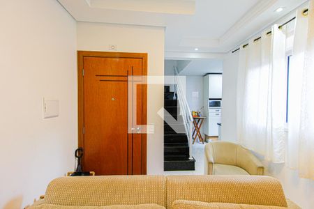 Sala de apartamento à venda com 3 quartos, 89m² em Jardim Alvorada, Santo André