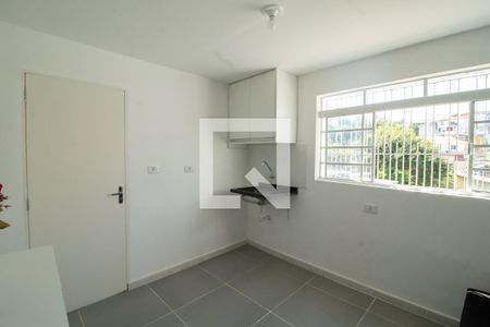 Quarto e cozinha de kitnet/studio para alugar com 1 quarto, 22m² em Vila Gustavo, São Paulo