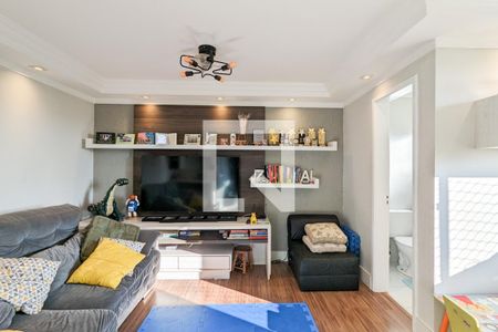 Sala da cobertura de apartamento para alugar com 2 quartos, 107m² em Taboão, São Bernardo do Campo