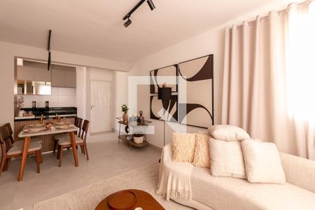 Apartamento à venda com 72m², 2 quartos e 3 vagasSala