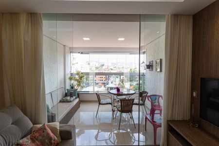 Varanda da Sala de apartamento à venda com 4 quartos, 114m² em Santa Inês, Belo Horizonte