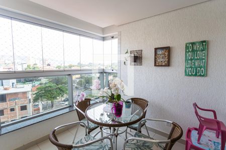 Varanda da Sala de apartamento à venda com 4 quartos, 114m² em Santa Inês, Belo Horizonte