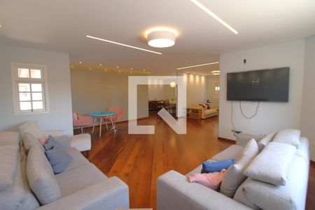 Sala 1 de casa à venda com 4 quartos, 465m² em Campo Grande, São Paulo