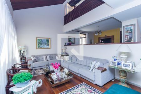 Sala de casa à venda com 5 quartos, 374m² em Mangabeiras, Belo Horizonte
