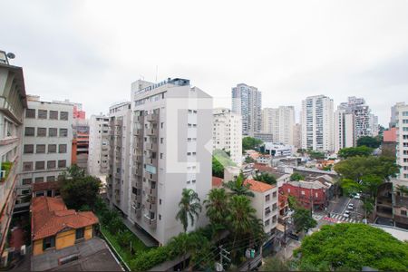 Vista da Varanda de kitnet/studio para alugar com 1 quarto, 30m² em Pinheiros, São Paulo