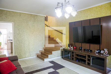 Sala de casa à venda com 3 quartos, 210m² em Vila Eldízia, Santo André
