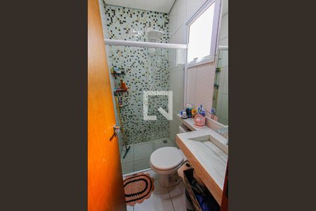 Banheiro de apartamento à venda com 1 quarto, 80m² em Vila Guarará, Santo André