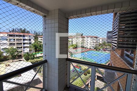 Varanda da Sala de apartamento para alugar com 4 quartos, 130m² em Barra da Tijuca, Rio de Janeiro