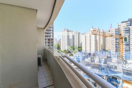 Varanda da Sala de apartamento para alugar com 1 quarto, 38m² em Cidade Monções, São Paulo