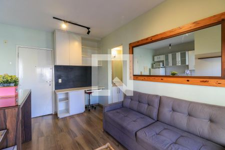 Sala de apartamento para alugar com 1 quarto, 38m² em Cidade Monções, São Paulo